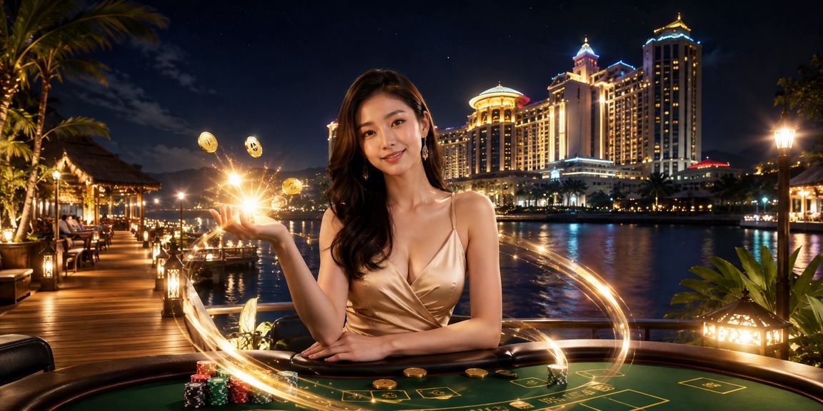 Suasana permainan kad kasino poker di Genting Highlands mf19