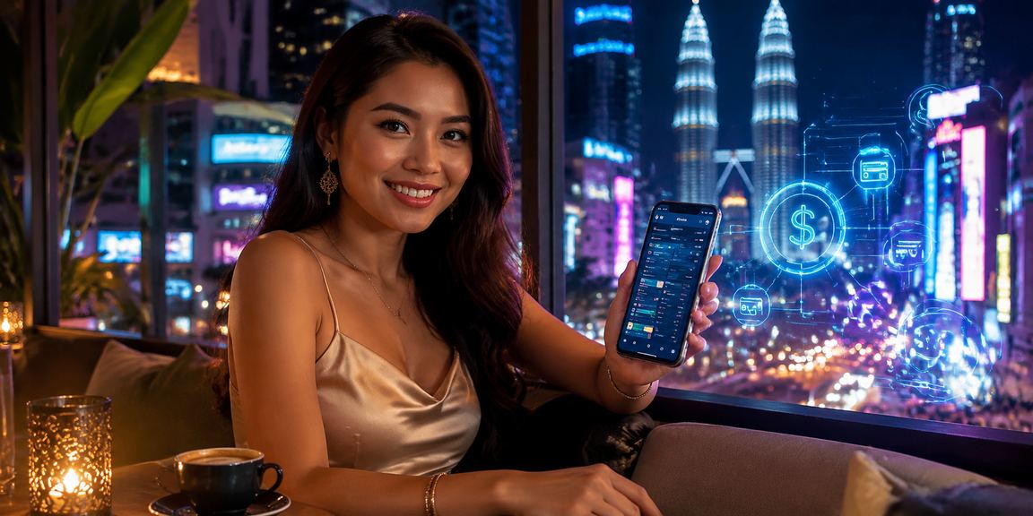 Pengguna mengakses kasino mudah alih mf19 di Kuala Lumpur dengan privasi terjamin